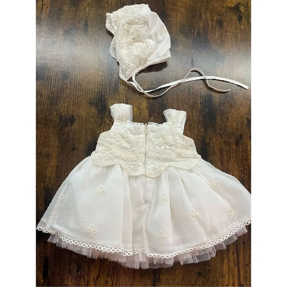 Lace Baby Girl Baptism / Christening Dress  Size 6-9 months - Picture 14 of 14